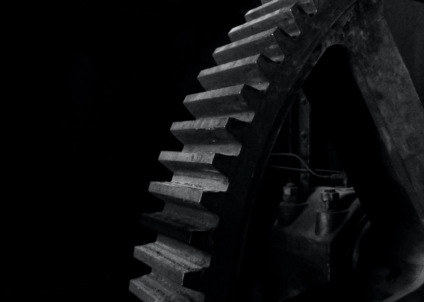 Mechanical gears background